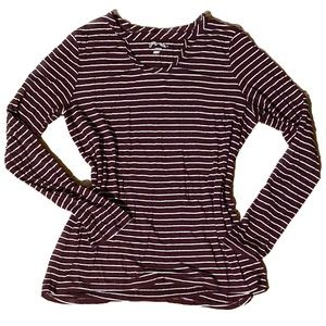 Long Sleeve Stripped Top - Art Class